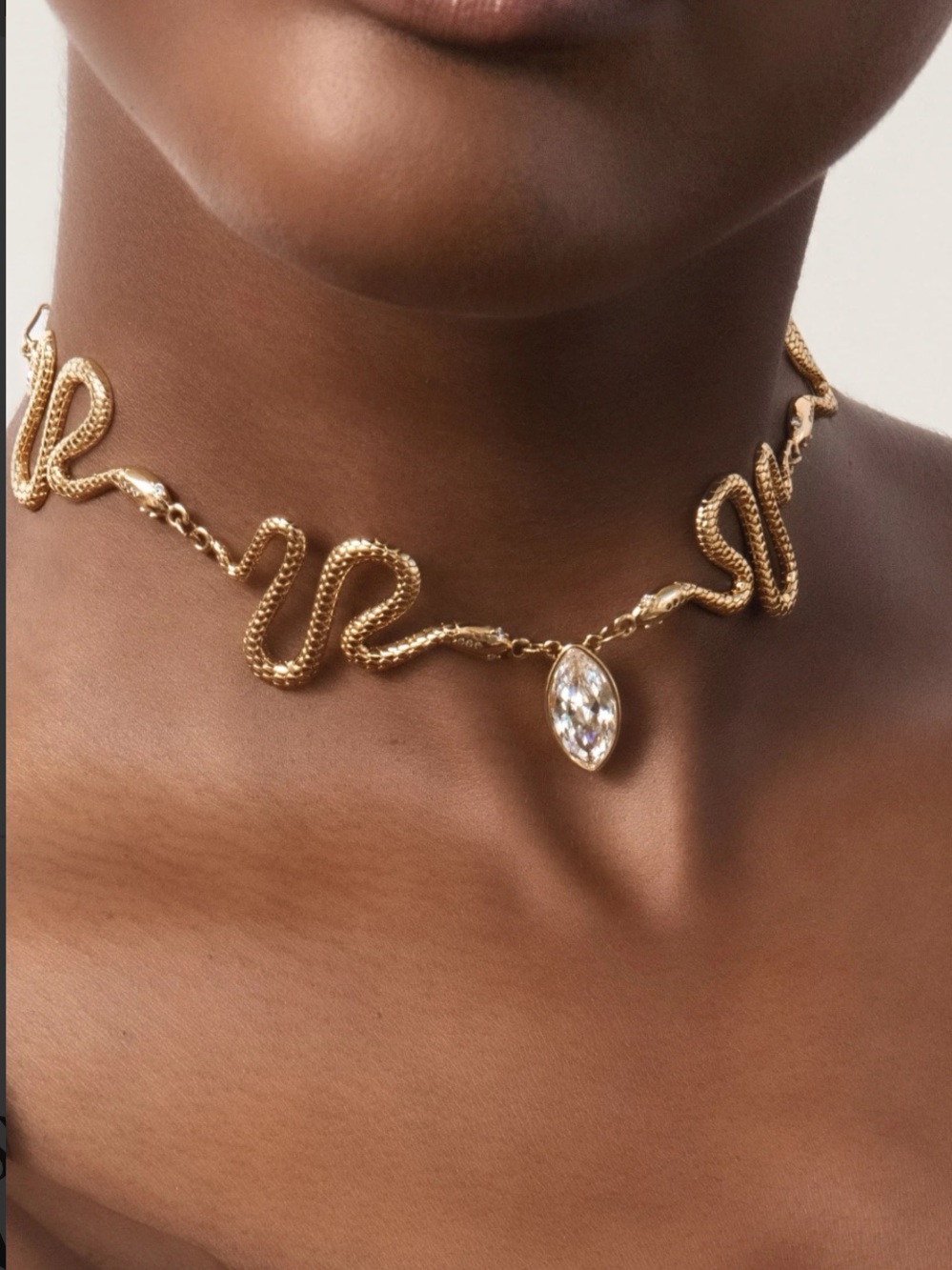 Ettika Serpentina Snake Choker